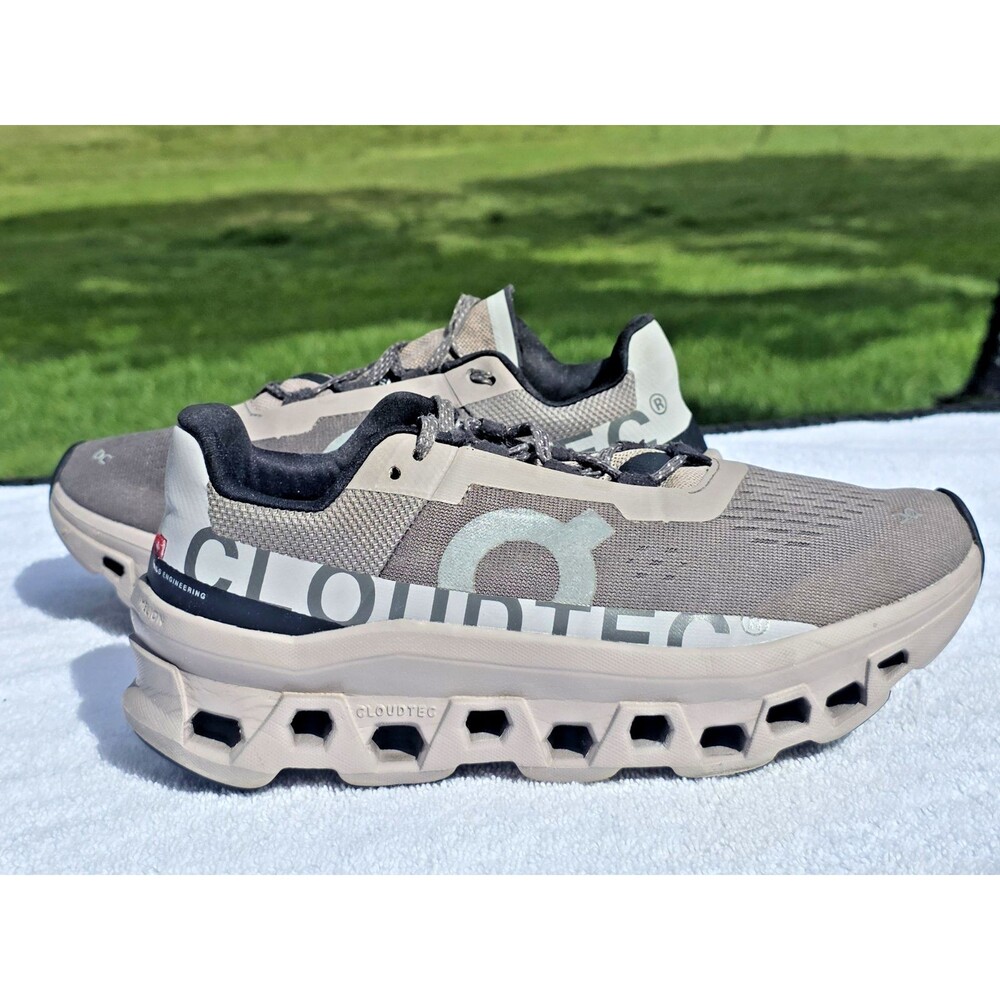WOMEN'S ON CLOUDMONSTER RUNNING SHOES CINDER/FOG 6197726 030 WOMEN SIZE 8.5